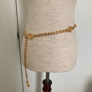 🛑SOLD🛑CHANEL CoCo Mark & Coin Charm Vintage Belt